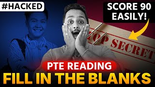 Hacked PTE Reading Fill in the Blanks  Score 90 Easily [upl. by Diannne]