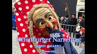 Offenburger Narrentag  Fastnachtsumzug 28012023 [upl. by Ambrosia]