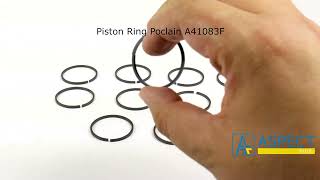 Piston Ring Poclain A41083F [upl. by Amadas]