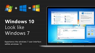 How to Make Windows 10 Look Like Windows 7  Aero Glass for Windows 10 [upl. by Cotter]