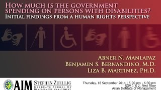 DevatWork Philippine Coalition on UN CRPD on Government Spending for Persons with Disabilities [upl. by Raines871]