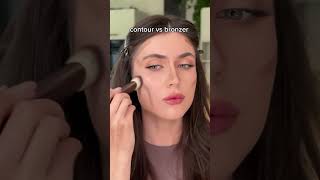 Application of bronzer vs contour makeup newmua makeupknowledge contour bronzer keeplearning [upl. by Yrogreg]