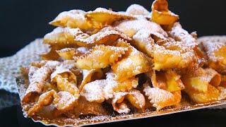 Chiacchiere di Carnevale  SUPER CROCCANTI [upl. by Mariken]