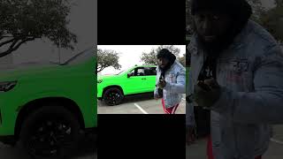 Trae tha Truth’s custom color changing Suburban 🔥 traethatruth houston cars carshow customcars [upl. by Ainot]