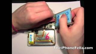 iPod Classic 6th gen Hard Drive Replacement How to [upl. by Yelyab291]