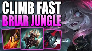 HOW TO PLAY BRIAR JUNGLE IN ORDER TO CLIMB FASTER IN SOLO Q  Gameplay Guide League of Legends [upl. by Essirehc351]