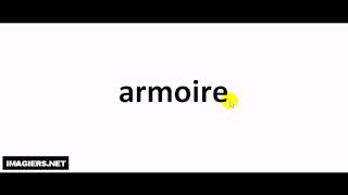 How to pronounce in French  armoire [upl. by Eberle810]