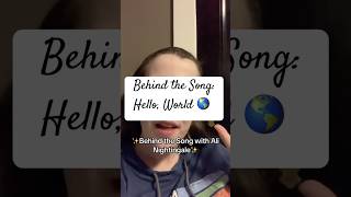 Time to talk about my song “Hello World” 🌎🎶 helloworld indiemusic originalmusic singer [upl. by Naej]