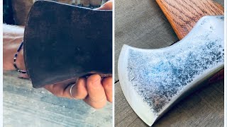 How to Properly Restore an Axe [upl. by Atteuqaj880]