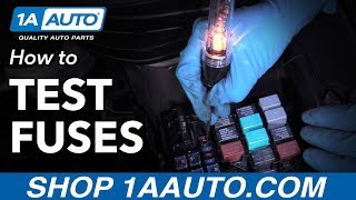 How to Test Car Fuses Using a Test Light [upl. by Marna]