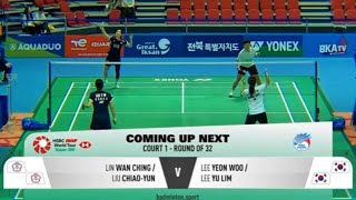 Korea Masters 2024  Wan CChiao tpe vs YeonYu Li kor  Qualification  R32 [upl. by Kammerer]