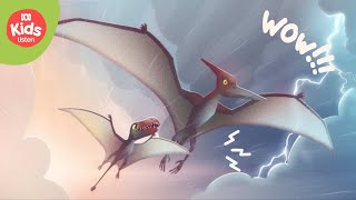 Pteranodon vs Dimorphodon 🐉  Dino Dome  ABC Kids listen [upl. by Eilac]