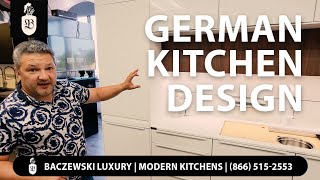 German Kitchen Design explained by Gregory from Baczewski Luxury amp HighEnd Cabinetry [upl. by Rumery]