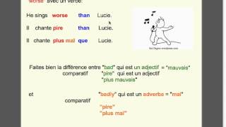 Les comparatifs partie 3  les verbes mp4 [upl. by Trebeh]