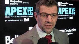 Bergevin to take part in first Apex conference [upl. by Nooj]