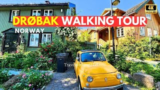 Drøbak walking historic city center  Day Trip from Oslo Norway Drobak Norway [upl. by Swetiana]