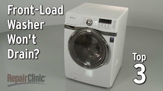 Washer Won’t Drain — Washing Machine Troubleshooting [upl. by Chong]