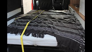 IKEA Sofa bed made into rockamproll bed for campervan [upl. by Carmena]