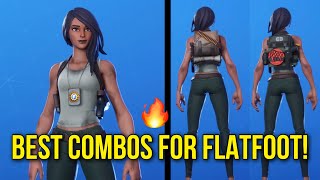 NEW FORTNITE FLATFOOT SKIN BEST COMBOS FOR FLATFOOT BEFORE YOU BUY [upl. by Edualc]