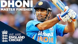 MS Dhoni  Master Finisher  England v India 2011  Highlights [upl. by Alleahcim]