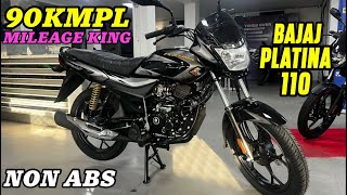 2024 Bajaj Platina 110 Non ABS New Model Review Video  Mileage King Sirf Bajaj Platina Hi Hai 🤩 [upl. by Adnwahsar]