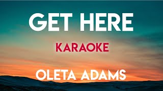 GET HERE  OLETA ADAMS KARAOKE VERSION music trending trend love karaoke lyrics song [upl. by Harwilll]