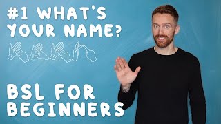 BSL for Beginners 1 Whats your name [upl. by Nadabas]