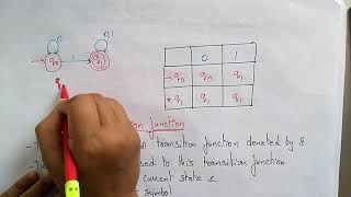 transition diagrams table and function  finite automata  TOC  Lec7  Bhanu Priya [upl. by Tammany]