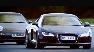 Audi R8 vs Porsche 911 Carrera  Top Gear  BBC [upl. by Clint]