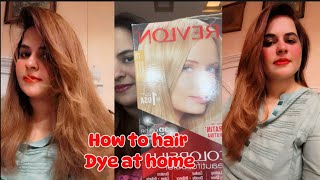 How to hair dye at home  Revlon 73 shade  review amp demo whiteout cutdown  Ummeharam [upl. by Sivrat]