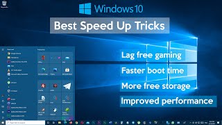 How to Speed Up Your Windows 10 Performance Best Settings Ever [upl. by Bela]