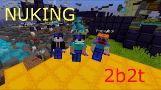 Nuking Large Bases ft Pockyboi and Filin  2b2t [upl. by Cook]