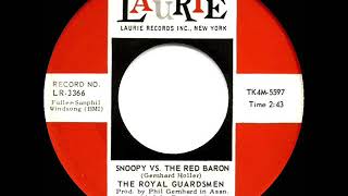 1967 HITS ARCHIVE Snoopy vs The Red Baron  Royal Guardsmen a 1 recordmono [upl. by Leo]