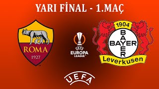 PES 2017  UEFA AVRUPA LİGİ  YARI FİNAL  1MAÇ  AS Roma  Bayer 04 Leverkusen  UEL [upl. by Yellek183]