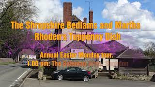 The Shropshire Bedlams and Martha Rhodens Tuppenny Dish at Bateman Arms Shobdon Easter Monday tour [upl. by Junji]