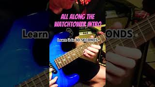 All Along the Watchtower  Jimi Hendrix Riff Lesson [upl. by Bauske550]