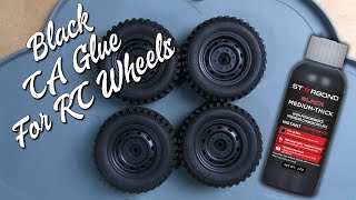 Starbond Black CA Glue on RC Tyres [upl. by Combs894]