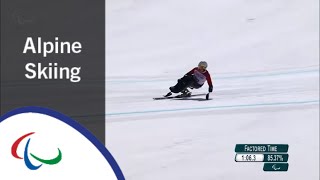 Jesper PEDERSEN  Super Combined  Super G  Alpine Skiing  PyeongChang2018 Paralympic Winter Games [upl. by Gerek106]