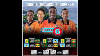 StLucia Vs Grenada WICB U15 SUPER 50Cumberland [upl. by Eibreh]