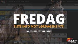 FREDAG  V75 Jarlsberg travbane lørdag 06juli [upl. by Tenney]