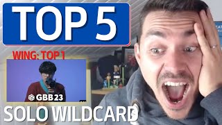 ALEM React TOP 5 SOLO WILDCARD GBB 2023 Round 1 [upl. by Einnok]