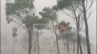 Report TV  Stuhi në Vlorë erëra të forta dhe rebesh [upl. by Nereus948]