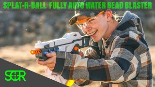 SplatRBall FULL AUTO Water Bead Blasting ACTION [upl. by Asenab]