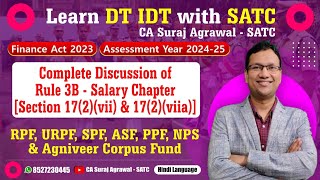 Complete Discussion of Rule 3B  Salary  Section 172vii amp 172viia  RPF  Perquisite [upl. by Ativla]