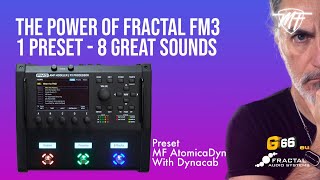 THE POWER OF FRACTAL FM3  1 PRESET 8 GREAT SOUNDS [upl. by Idnod]