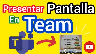 🛑COMO COMPARTIR PANTALLA en TEAMS  COMO COMPARTIR PANTALLA Con TEAMS en una VIDEOCONFERENCIA [upl. by Nehtanoj]