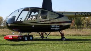 V614 with AS350 R44 EC130  Helicopter Dolly by Helitowcart [upl. by Desmund749]