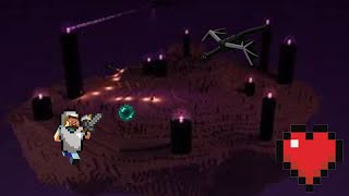 I Defeated the ender dragon in my Minecraft [upl. by Chien912]