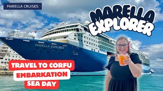 Marella Explorer 🚢  Travel to Corfu  Embarkation  Sea Day Cruise Vlog 1 [upl. by Nonnad]