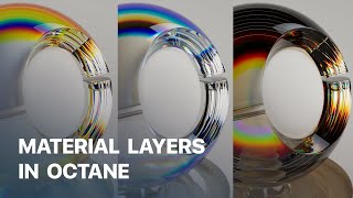 Dispersion And More Using Material Layers in Octane Renderer [upl. by Nylidnam332]